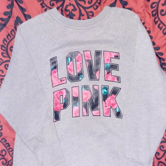 NWOT Victoria's secret pink pullover sweatshirt size small - Picture 7 of 8